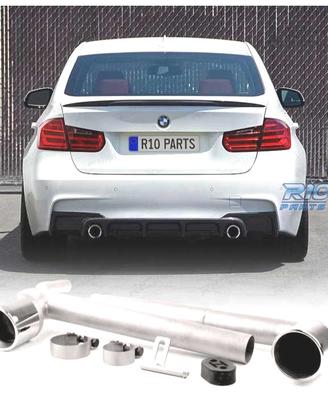 KIT SCARICO CON TERMINALI BMW F30 F31 LOOK M PERFO