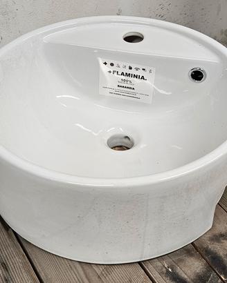 Flaminia TWIN SET 42 lavabo 42 cm semincasso, mono