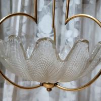 BAROVIER Murano lampadario a sospensione 1930/40