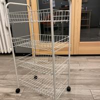 Carrello porta oggetti dispensa cucina mobile