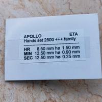 set lancette per movimento ETA 
