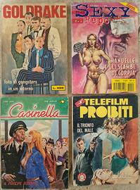 Lotto 4 Fumetti Erotici Vintage