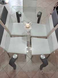 Tavolo Cristallo 160 cm x 90 cm