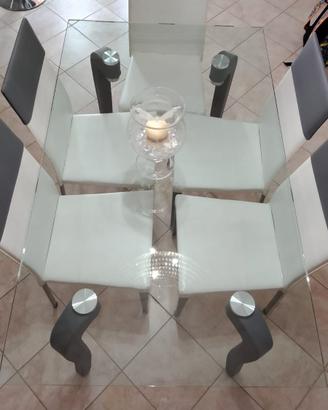 Tavolo Cristallo 160 cm x 90 cm