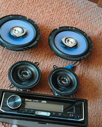 impianto audio completo Fiat punto sporting 