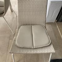 16 sedie da esterno EMU usate + 2 tavoli gratis