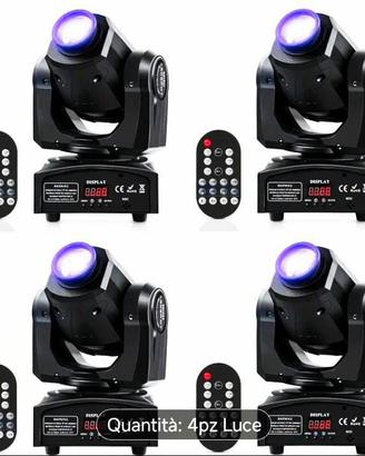 3 Tre teste mobili 450 Watt DJ animazione