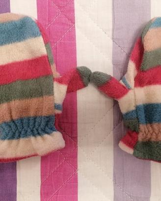 Manopole in pile bambina "Benetton" 2-4 anni