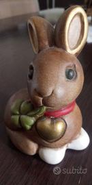 Coniglietto Thun con quadrifoglio portafortuna 