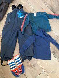 Abbigliamento scii 2/3 anni