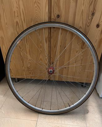 Ruota bicicletta corsa vintage