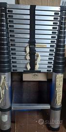 scala telescopica in alluminio da 6,2 m.