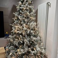 Albero Natale innevato Bizzotto 2,40mt LED inclusi