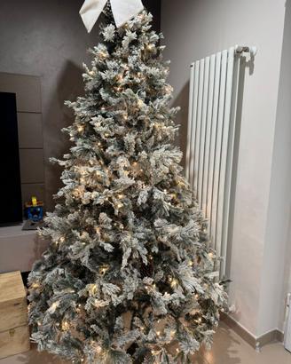 Albero Natale innevato Bizzotto 2,40mt LED inclusi