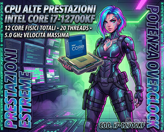 CPU INTEL I7-12700KF LGA1700 PC DESKTOP GAMING I7
