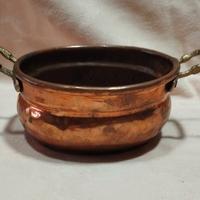 Portasapone antico di rame da appoggiare 