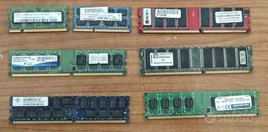 Lotto RAM - DDR DDR2 DDR3 PC3200 PC2-6400 ECC Reg.