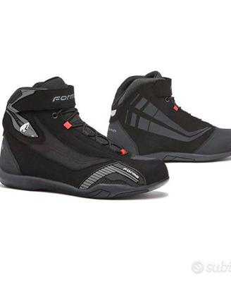 SCARPA TESSUTO PELLE SPORTIVA MOTO FORMA GENESIS P