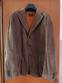 Giacca Uomo in velluto marrone