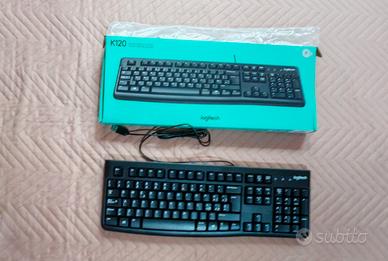 tastiera Logitech K120 USB Cablata 
