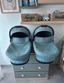 Coppia navicelle Cybex turchesi Gazelle