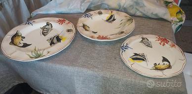 Servito da 6+6+6  piatti della Faide Maison