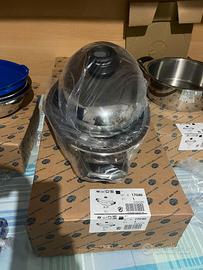 Bistecchiera ovale bassa AMC in acciaio-induzione