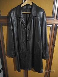 Giaccone Lungo Donna in Pelle taglia 48 