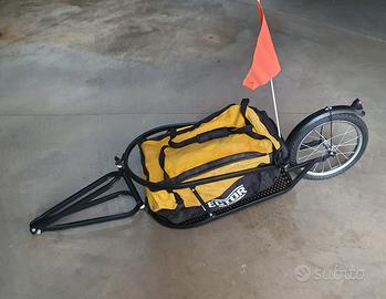 carrello monoruota per bici traino 