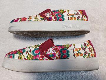 sneakers donna slip on desigual fiori 38
