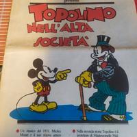 2Topolino Disney fumetto supplemento il Messaggero