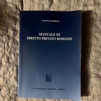 Matteo Marrone - Manuale di diritto romano privato
