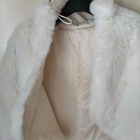 Mantella di pelliccia ecologica, bimba età 3/4/5 a