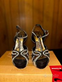 TACCHI NERI BRILLANTINATI