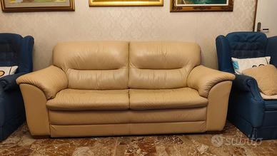 Divano in vera Pelle