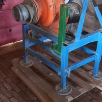 Impianto irrigazione con carrello di trasporto