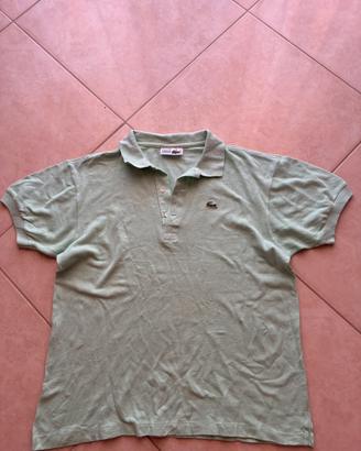 Polo lacoste da donna verde