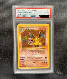 Charizard Shadowless set base4 Pokemon carte psa 6