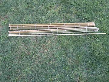 Canne di bambù per orto e giardinaggio mt. 1,80