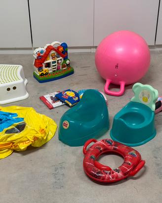 Lotto giochi, riduttori e gonfiabili bambini