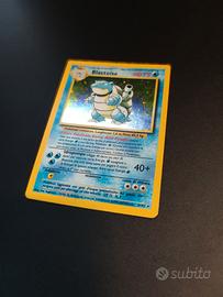 CARTA POKEMON BLASTOISE SET BASE 2/102 IT EXC HOLO