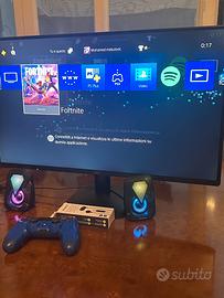 Monitor AOC 27 Pollici + Ps4 slim + 2 controller