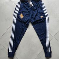 Pantaloni tuta J zebra blu adidas L
