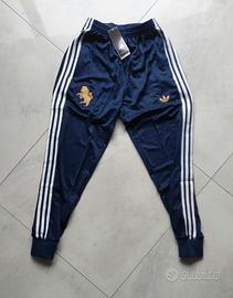 Pantaloni tuta J zebra blu adidas L