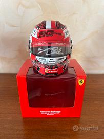 Casco Leclerc 1/2 Spa 2019 autografato