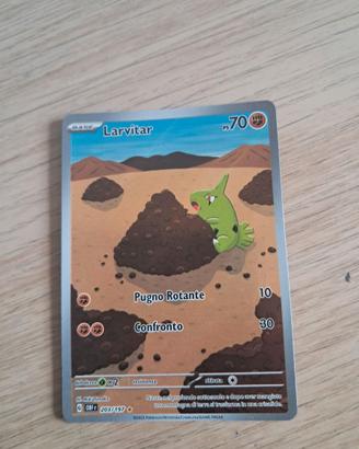 203-197 Larvitar  Illustrazione  Rara (IT) - MINT