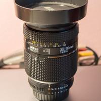 Nikon 37/70/f2.8 d macro con tappi ant. Paraluce
