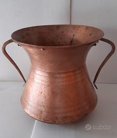 Conca abruzzese in rame antico primi del '900