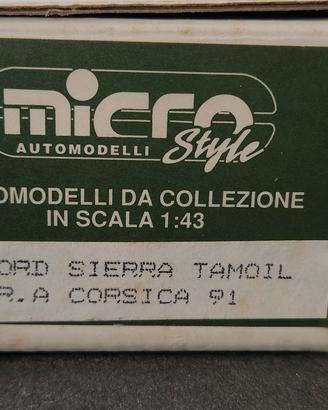 Micro Style 1:43 Ford Sierra Tamoil Corsica 91