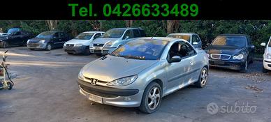 Ricambi usati PEUGEOT 206 CC 1.6 BENZ.- NFU